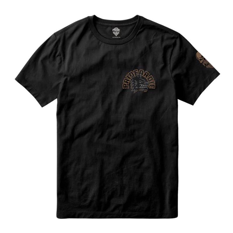 PRiDEorDiE leading the pack T-Shirt -black